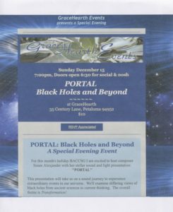 Portal - Black Holes and Beyond Poster